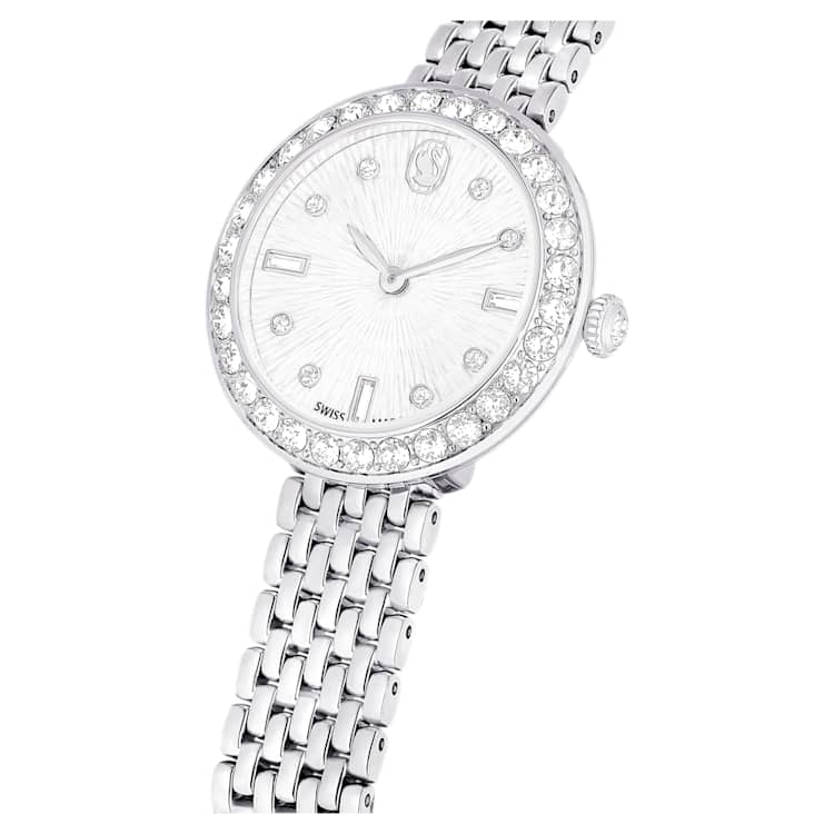 Certa watch, Swiss Made, Metal bracelet, Silver Tone, Stainless steel by SWAROVSKI