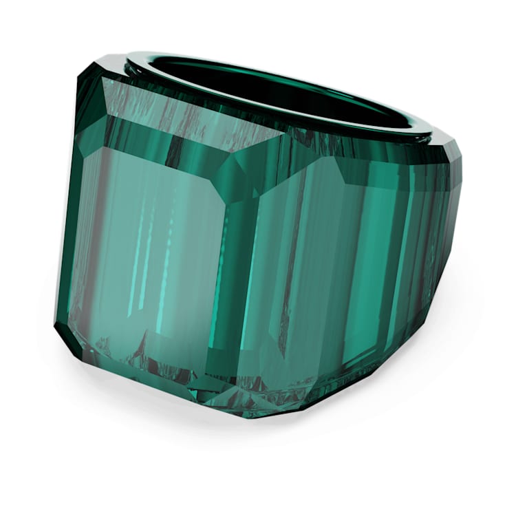 Green Lucent Cocktail Ring by Swarovski available at