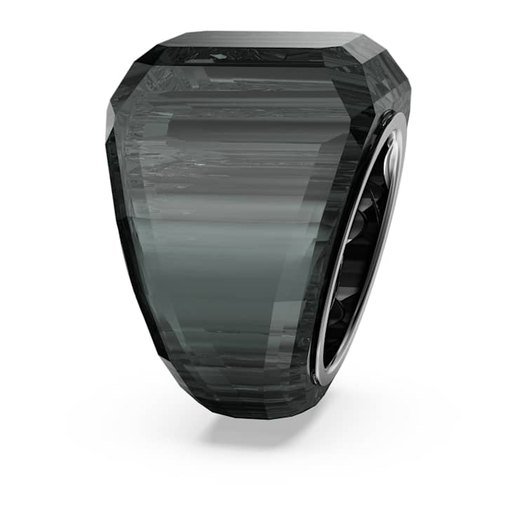 高級品市場 cocktail Lucent Swarovski ring, by plated Ruthenium Black, ヘアアクセサリー