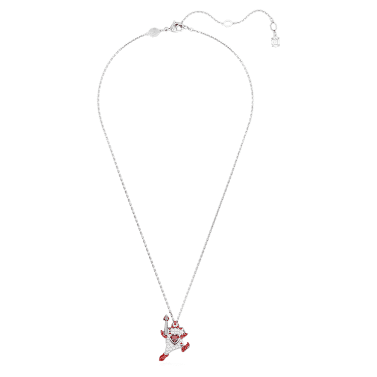 Swarovski Alice in Wonderland pendant Playing card Red Rhodium plated by SWAROVSKI Yorkdale Mall
