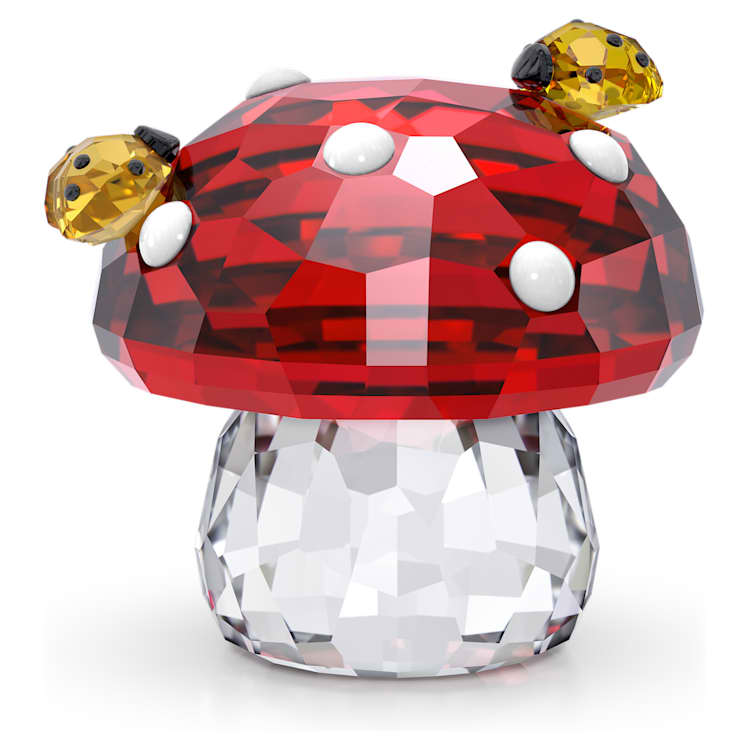 Idyllia Mushroom and Ladybugs by SWAROVSKI