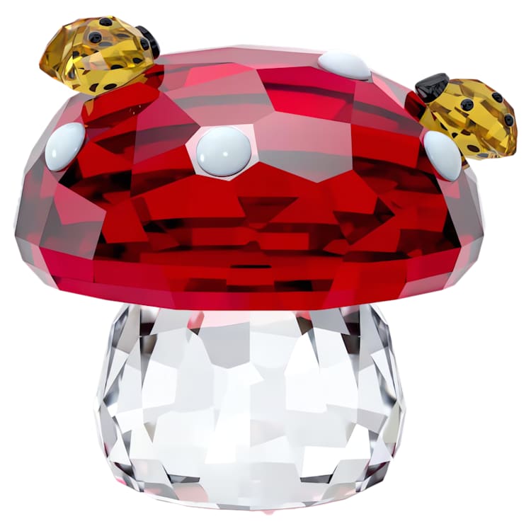 Idyllia Mushroom and Ladybugs by SWAROVSKI