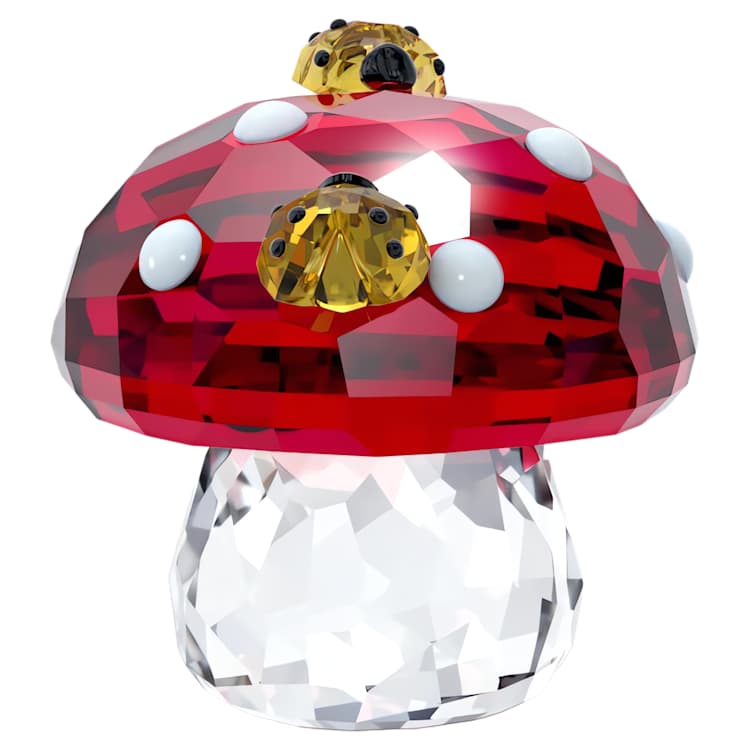 Idyllia Mushroom and Ladybugs by SWAROVSKI