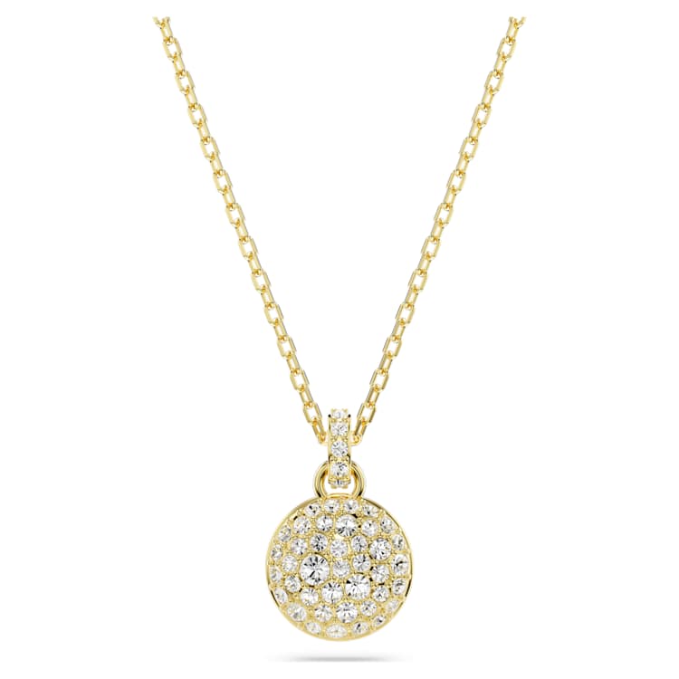 Sublima pendant, White, Gold-tone plated by SWAROVSKI