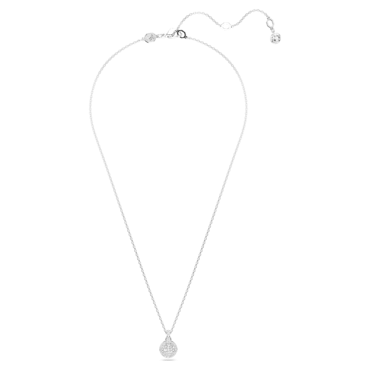 Sublima pendant, White, Rhodium plated by SWAROVSKI