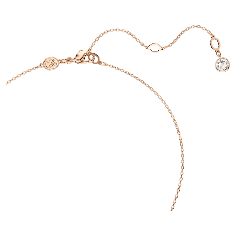 Sublima pendant, White, Rose gold-tone plated by SWAROVSKI