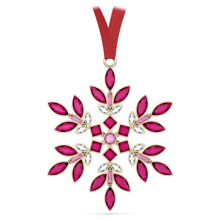 Gema Holiday Ornament, Red by SWAROVSKI