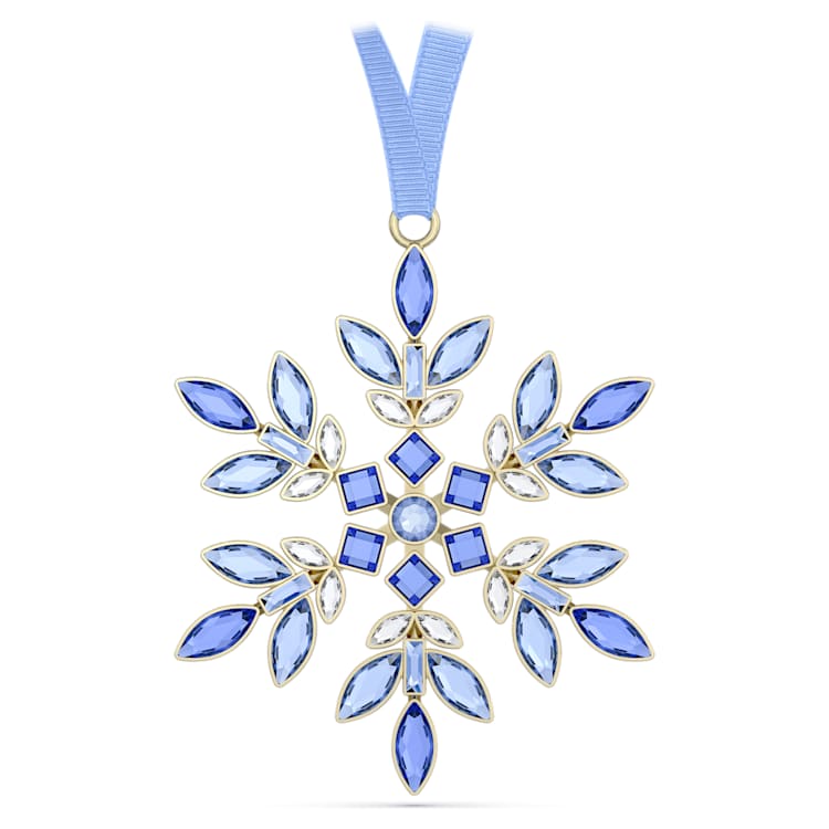 Gema Holiday Ornament, Blue by SWAROVSKI