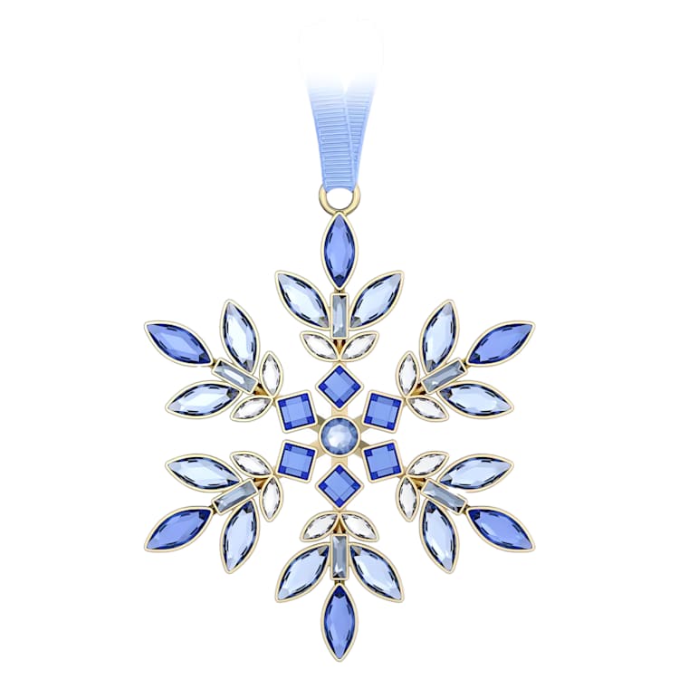 Gema Holiday Ornament, Blue by SWAROVSKI