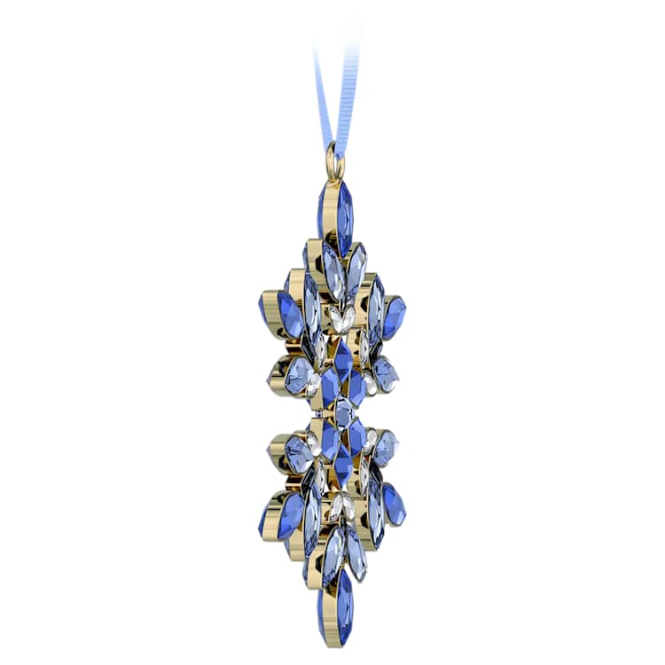 Gema Holiday Ornament, Blue by SWAROVSKI