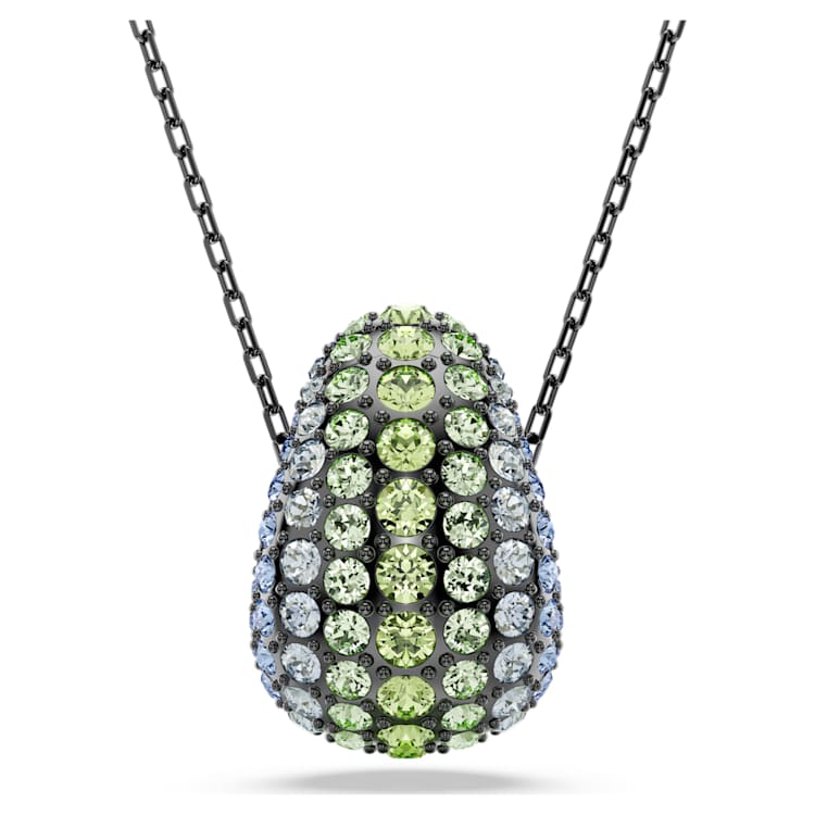 Sublima pendant, Round cut, Multicoloured, Ruthenium plated by SWAROVSKI