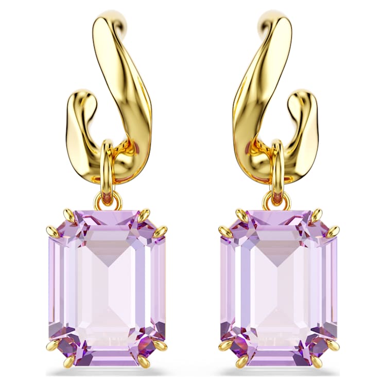 Swarovski amethyst earrings online