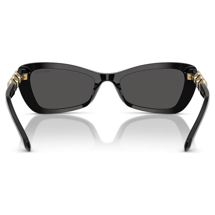 Sunglasses, Rectangular shape, SK6033, Black by SWAROVSKI