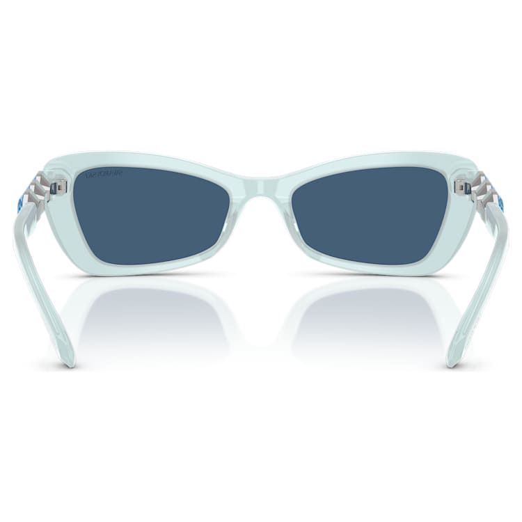 Sunglasses, Rectangular shape, SK6033, Blue by SWAROVSKI