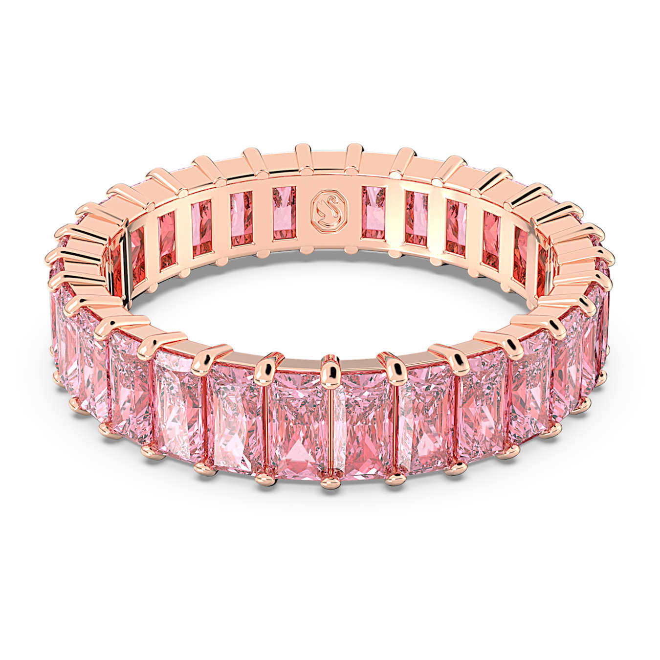 ※MARI※箱無しSwarovski ピンクストーン リング Dulcis リング, ハートカット, パヴェ, ハート, ピンク | Swarovski