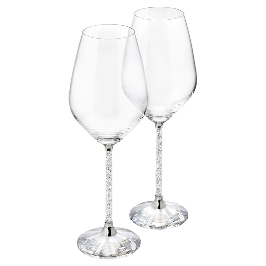 Crystalline White Wine Glasses (Set 2) by SWAROVSKI