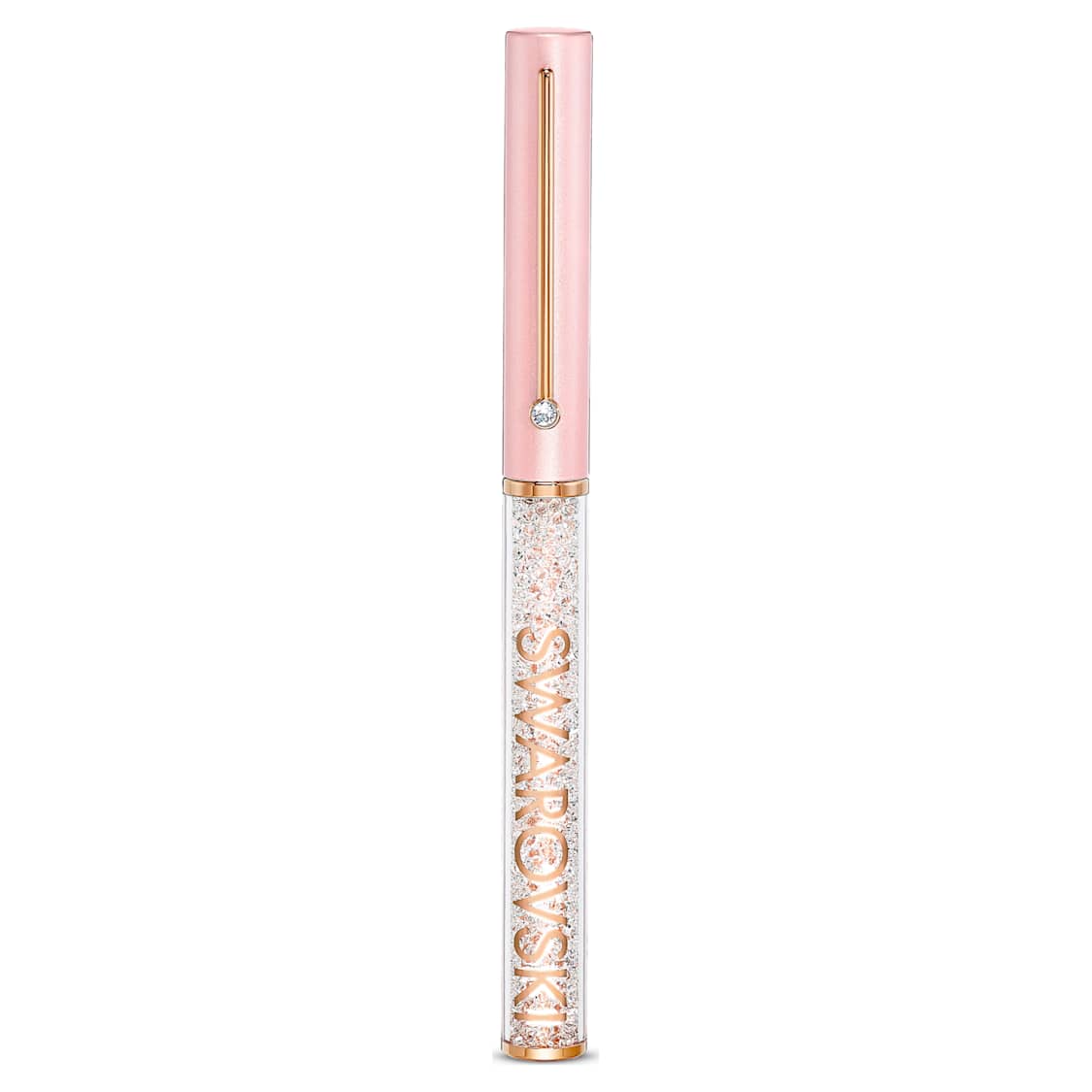 Crystalline ballpoint pen, Pink, Pink lacquered, rose gold-tone plated by SWAROVSKI