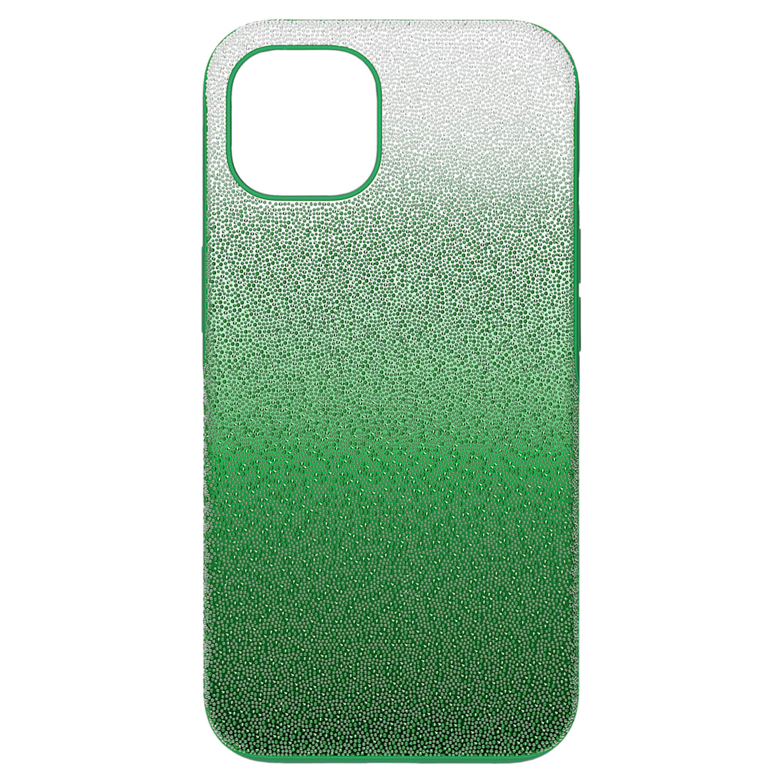 High smartphone case, iPhone® 13, Green by SWAROVSKI