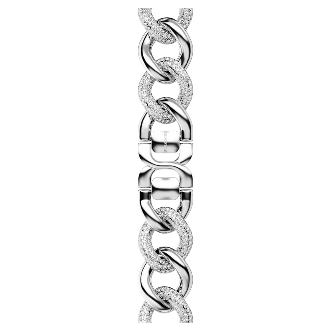 Chain strap, For Apple Watch® 40mm & 41mm, Silver tone, Stainless steel by SWAROVSKI