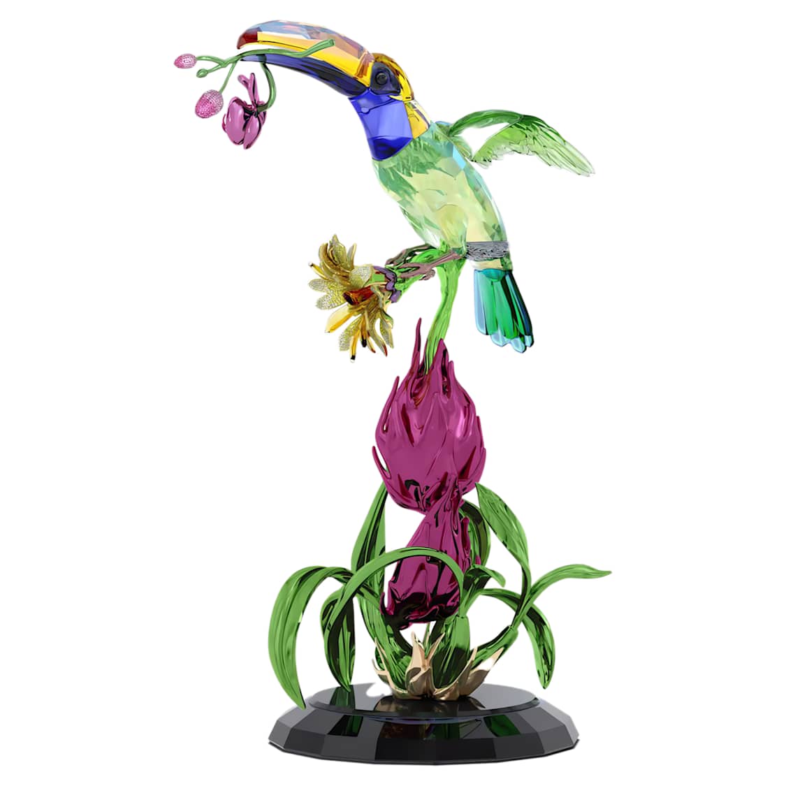 Idyllia Toucan and Dragon Fruit Totem Limited Edition by SWAROVSKI