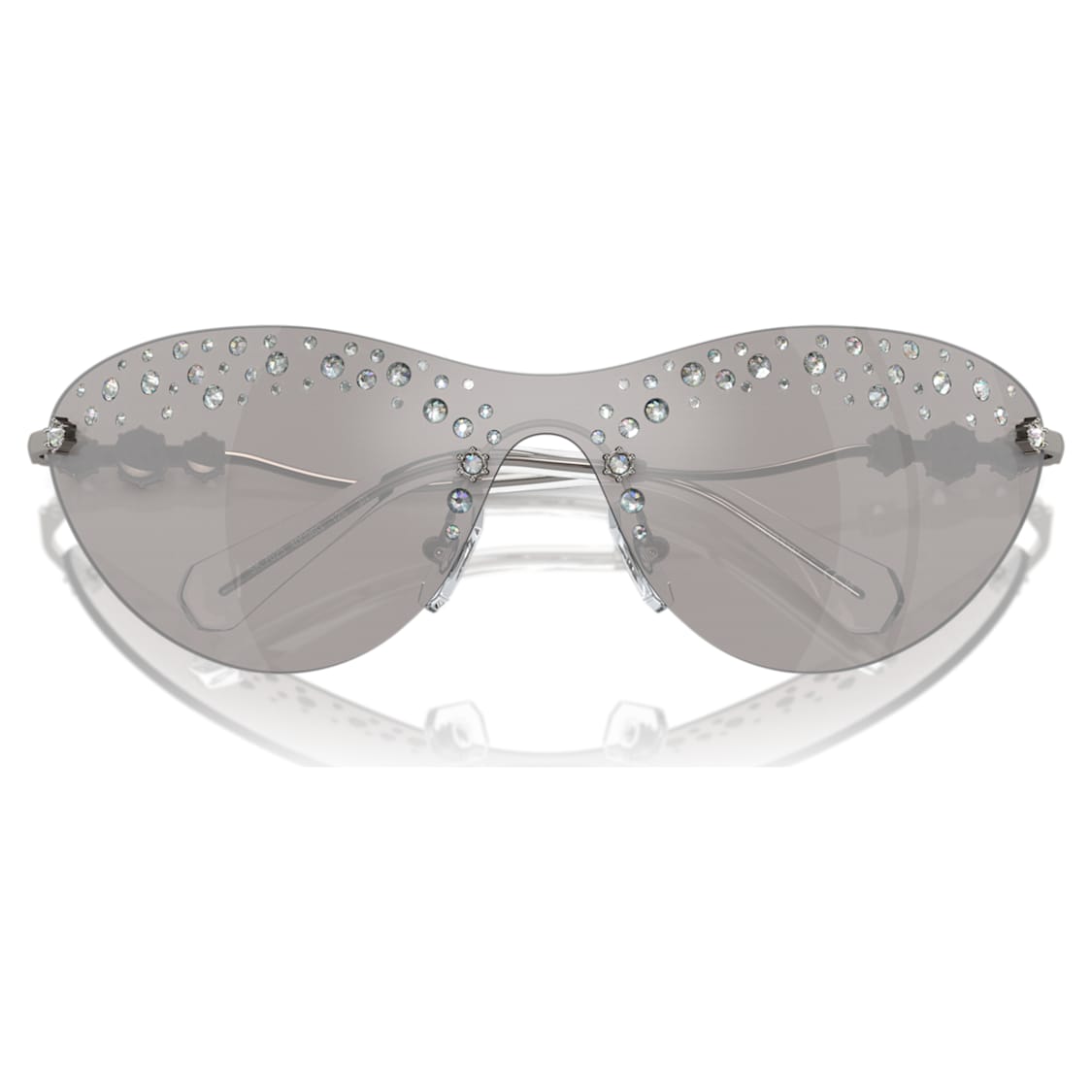 Sunglasses, Mask, Silver tone by SWAROVSKI