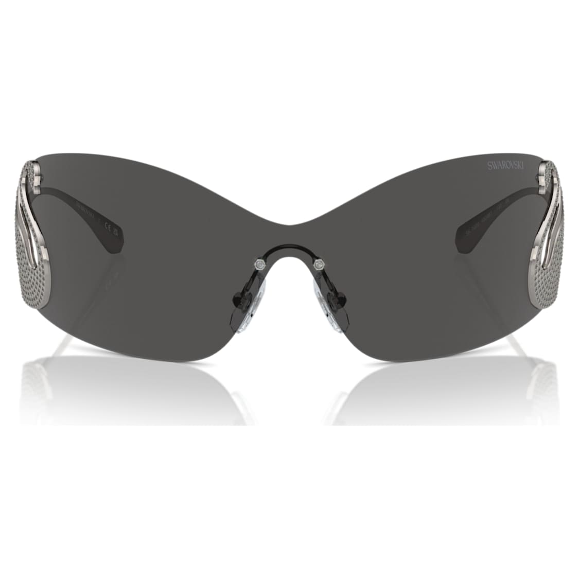 Sunglasses, Mask, Swan, SK7020, Grey by SWAROVSKI