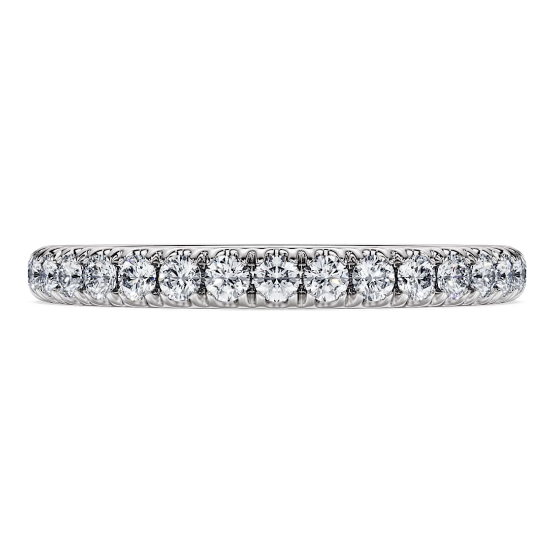 Eternity band ring, Lab-grown diamonds ct tw, Round shape