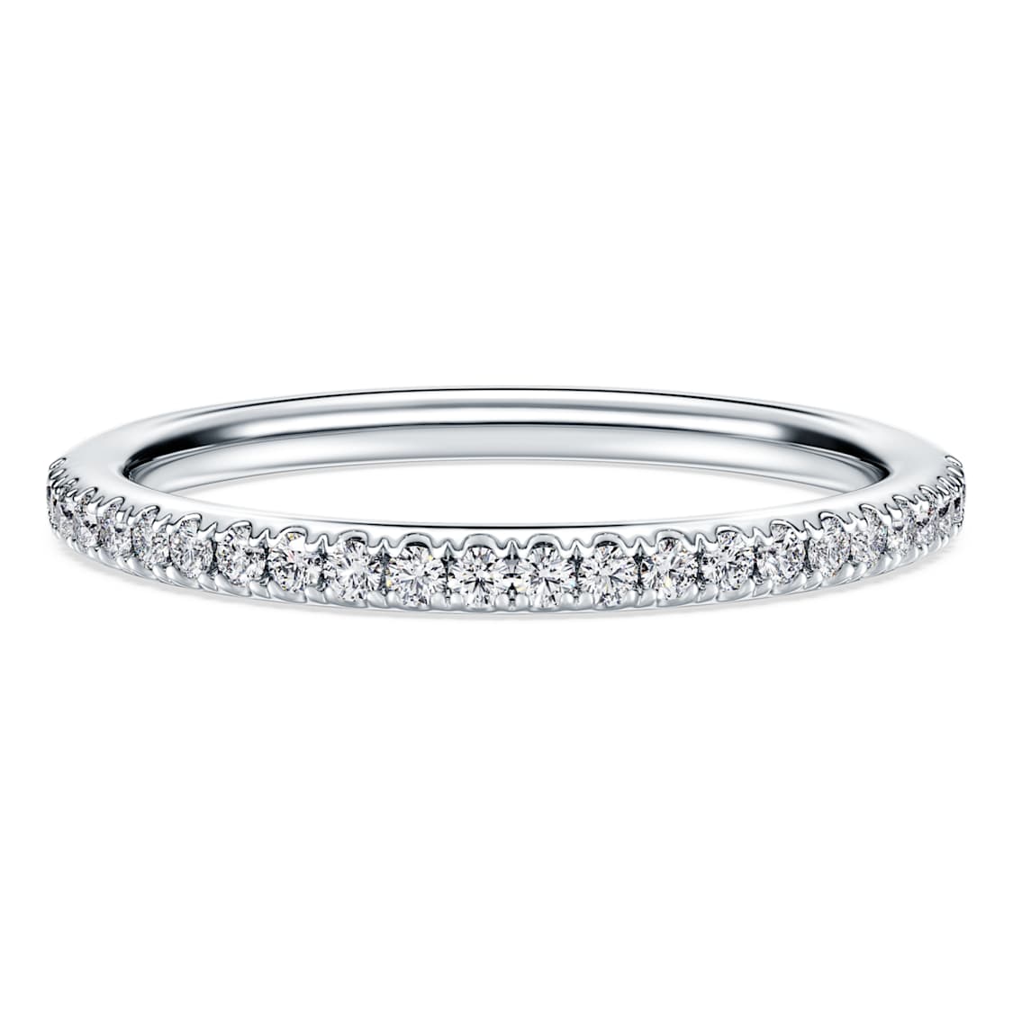 Eternity band ring, Lab-grown diamonds ct tw, Round shape