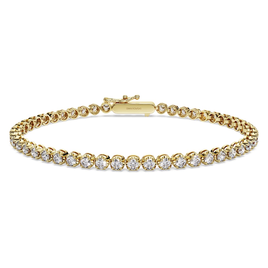 Eternity Tennis bracelet, Lab-grown diamonds ct tw, Round shape