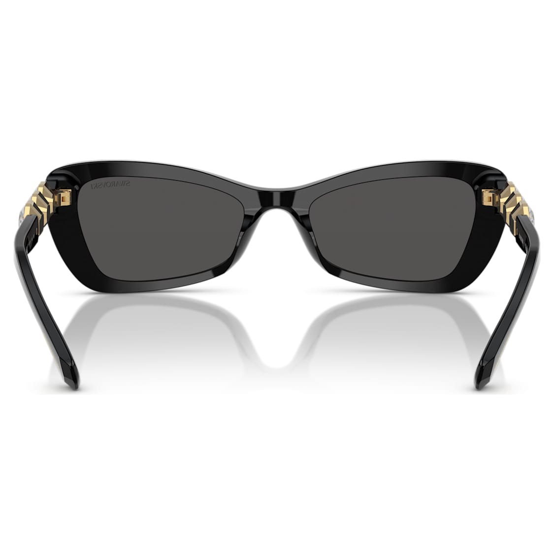 Sunglasses, Butterfly shape, SK6033, Black by SWAROVSKI
