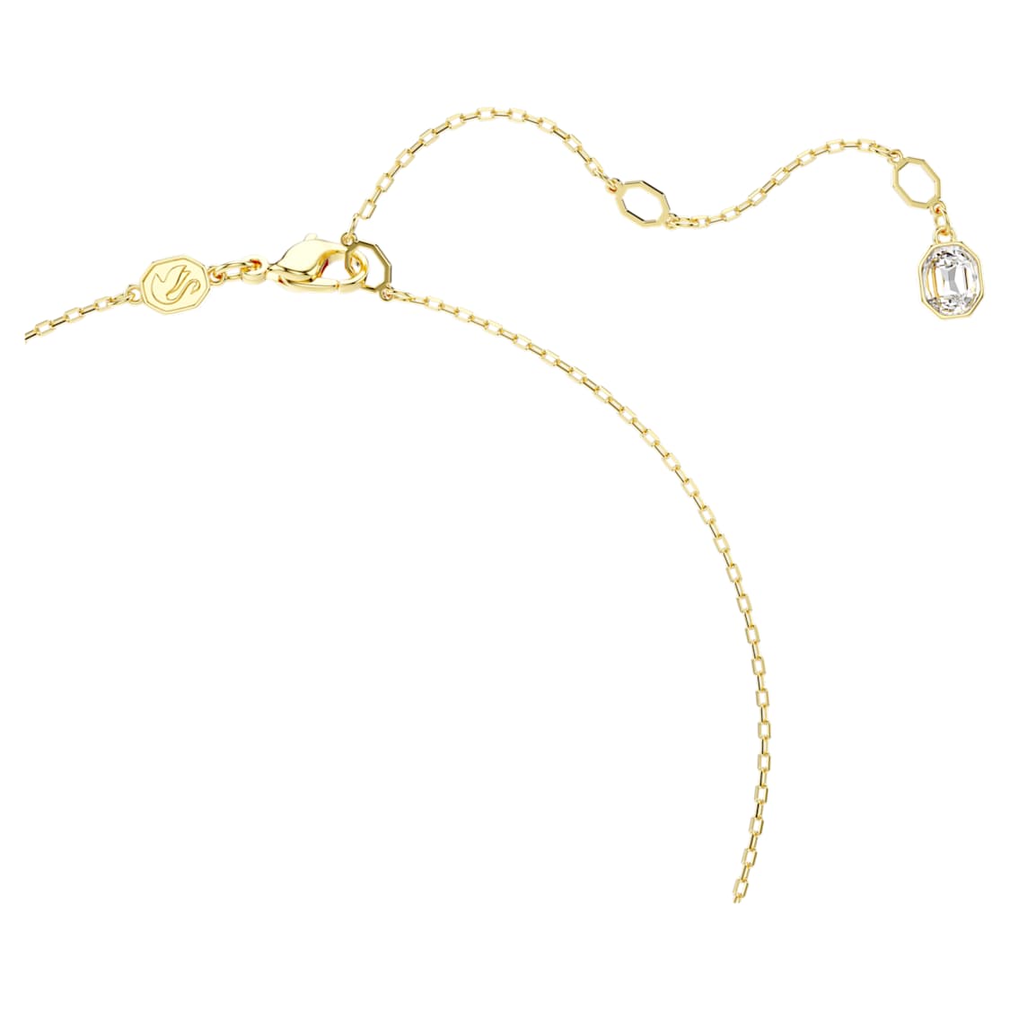 Idyllia pendant, Mixed cuts, Pavé, Butterfly, Multicolored, Gold-tone plated by SWAROVSKI
