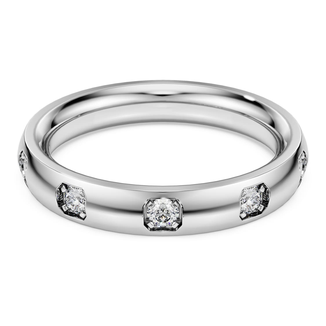 Eternity band ring, Lab-grown diamonds ct tw, Round shape