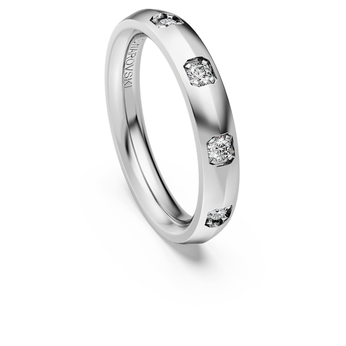 Eternity band ring, Lab-grown diamonds ct tw, Round shape