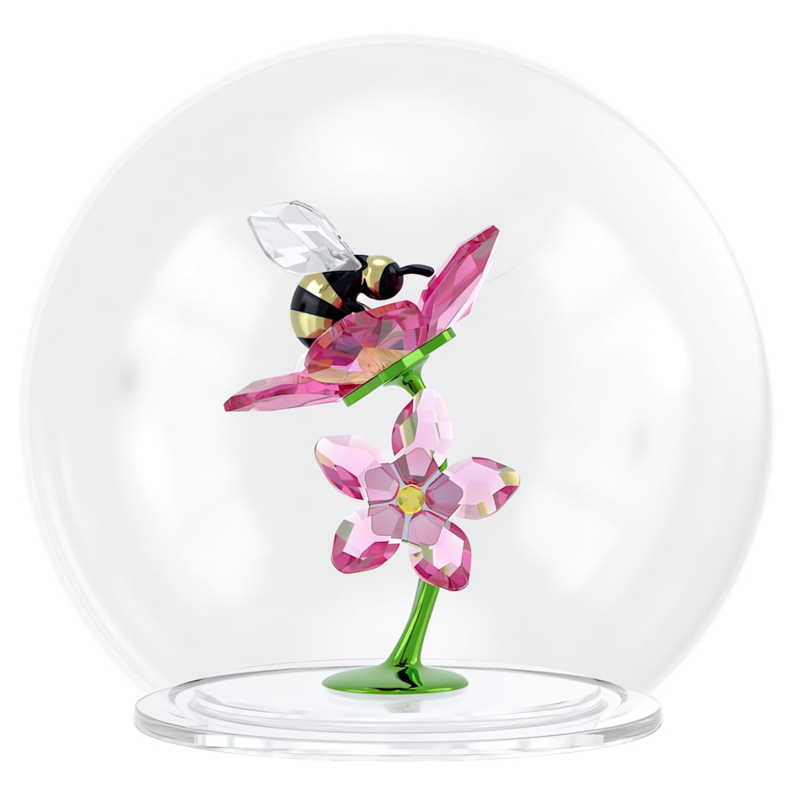 Idyllia Glass Ball Bee and Flowers by SWAROVSKI