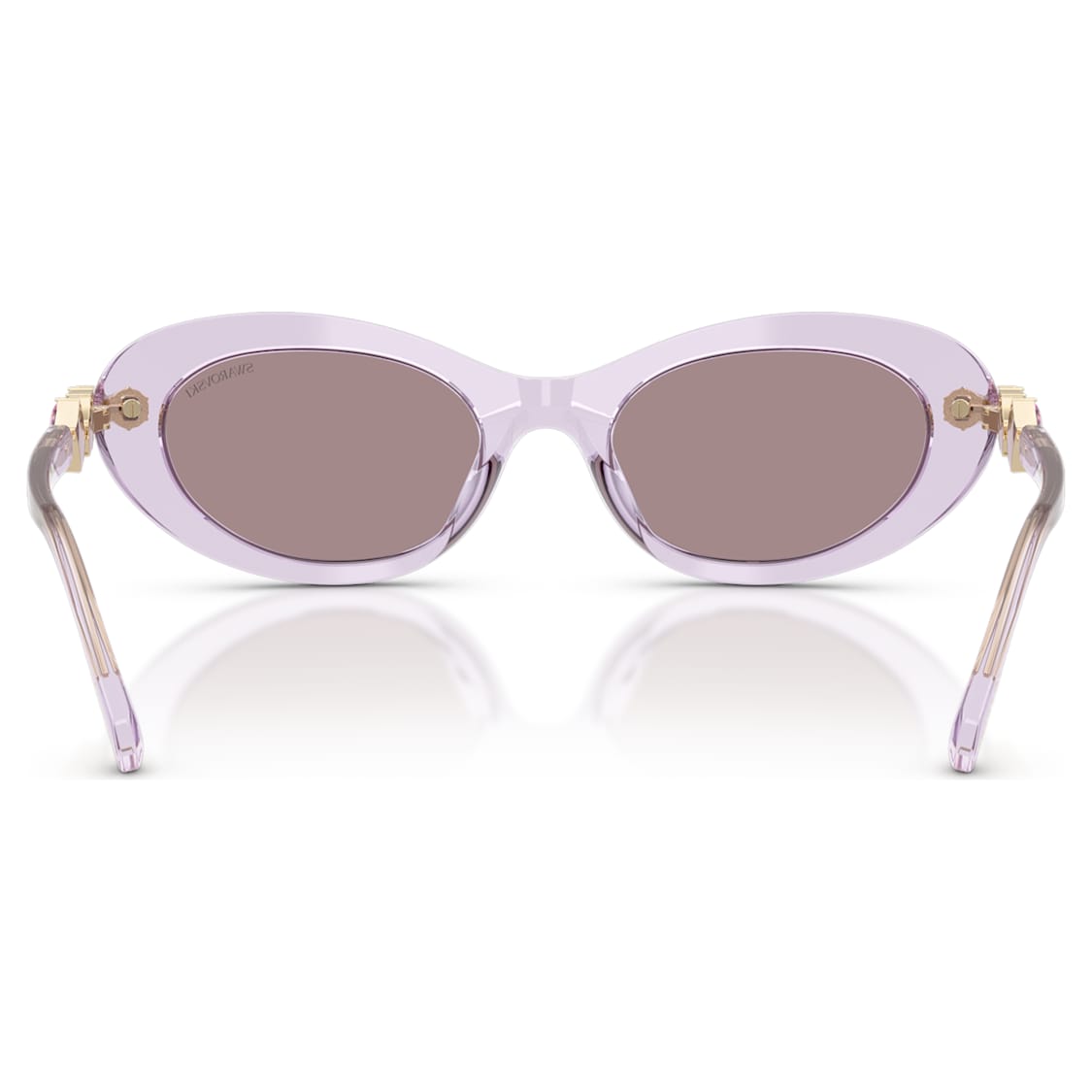 Sunglasses, Oval shape, Pink by SWAROVSKI
