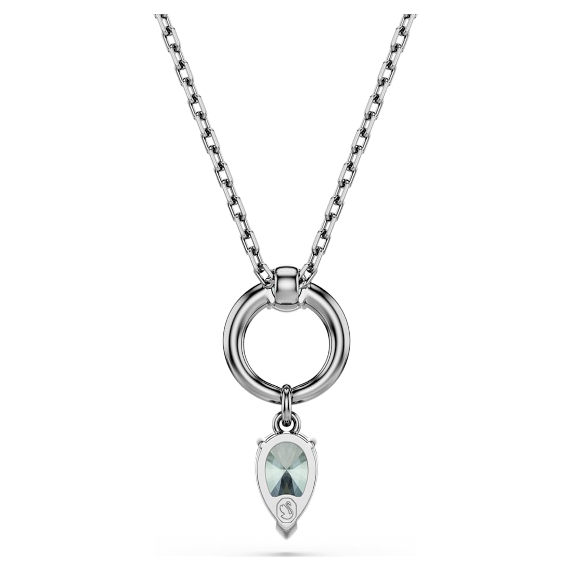 Mesmera pendant, Mixed cuts, Gray, Ruthenium plated by SWAROVSKI