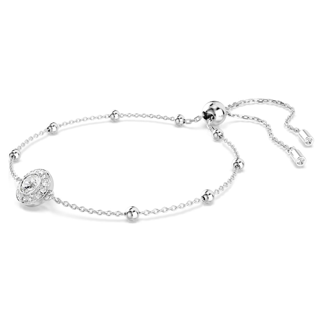 Una Angelic bracelet, Round cut, White