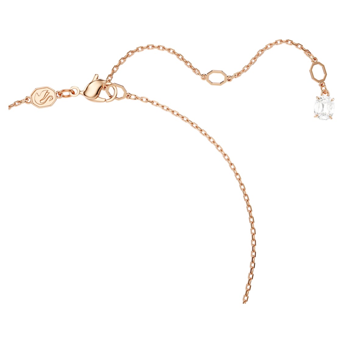 Mesmera set, Pear cut, Octagon cut, White, Rose gold-tone plated by SWAROVSKI