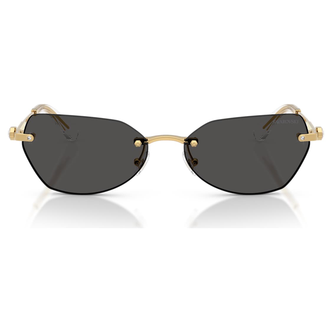 Sunglasses, Pillow shape, SK7038, Gold tone by SWAROVSKI