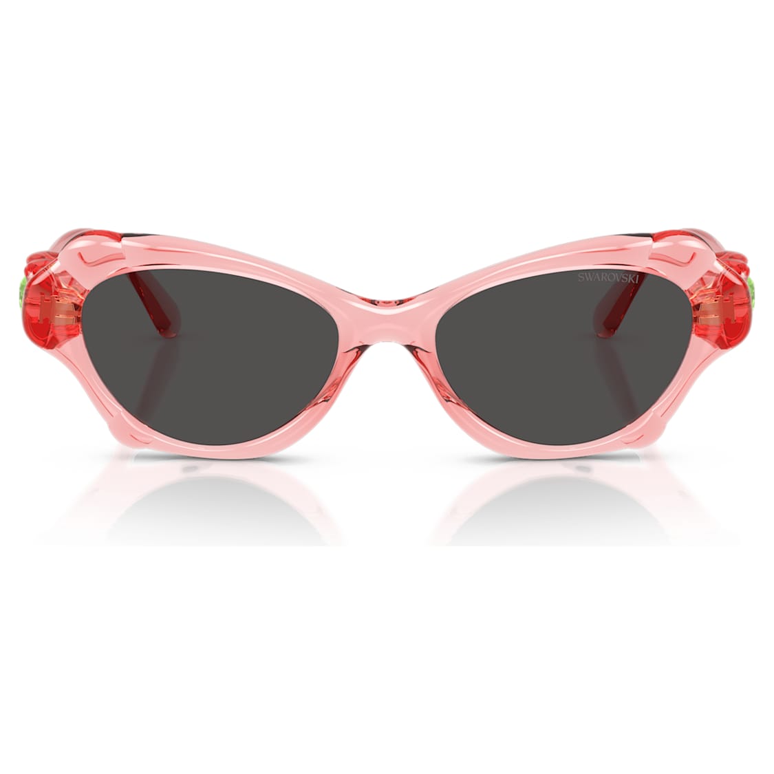 Ochelari de soare, Formă de pernă, SK6050, Roz - Swarovski, 5738140