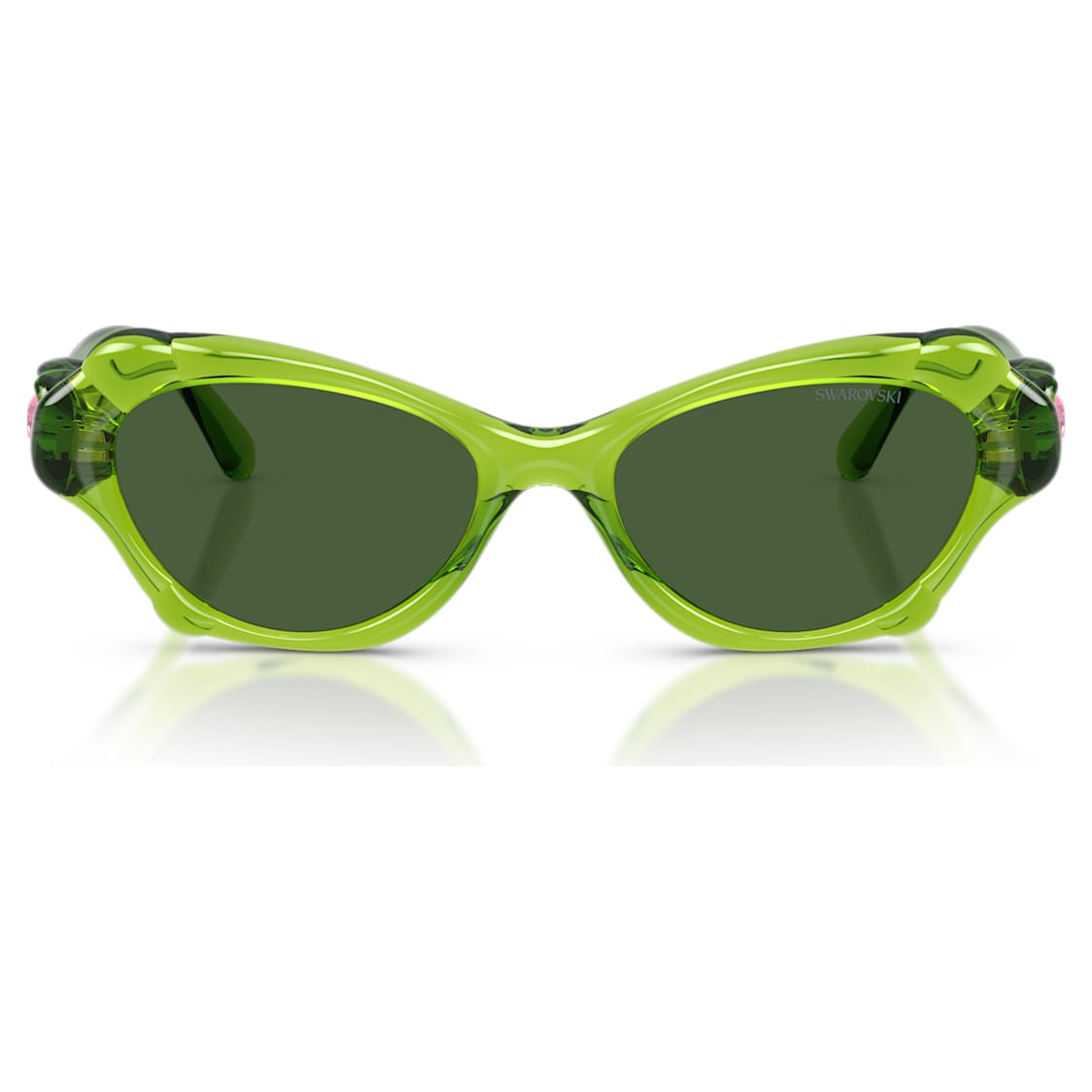 Sunglasses, Pillow shape, SK6050, Green by SWAROVSKI