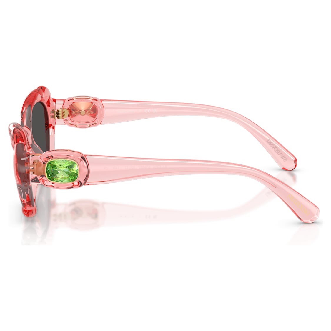 Ochelari de soare, Formă de pernă, SK6050, Roz - Swarovski, 5738140