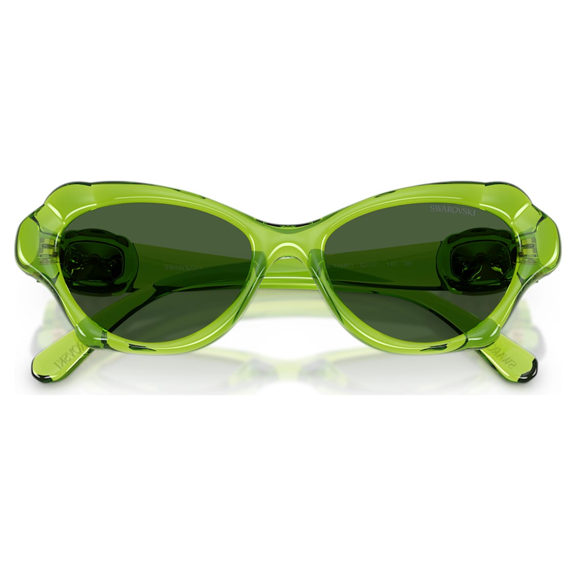 Sunglasses, Pillow shape, SK6050, Green by SWAROVSKI