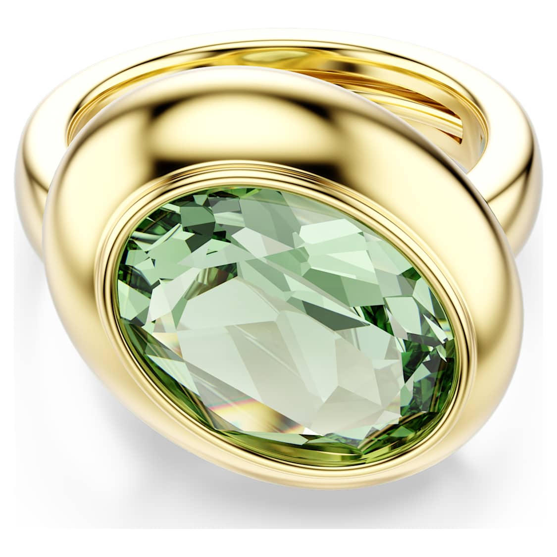 Gema motif ring, Set (3), Multicoloured, Gold-tone plated by SWAROVSKI