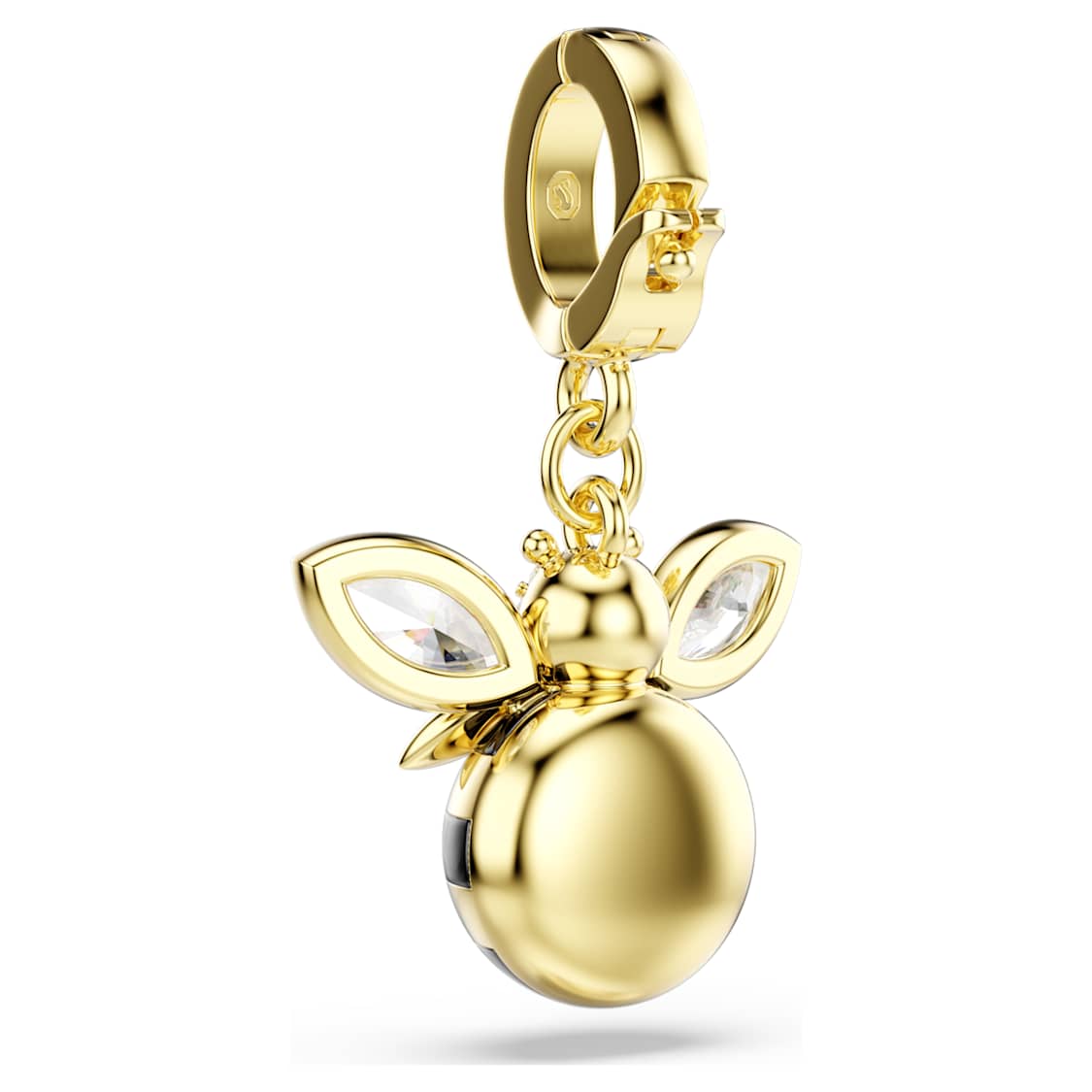 Idyllia charm, Mixed cuts, Bee, Multicoloured, Gold-tone plated by SWAROVSKI