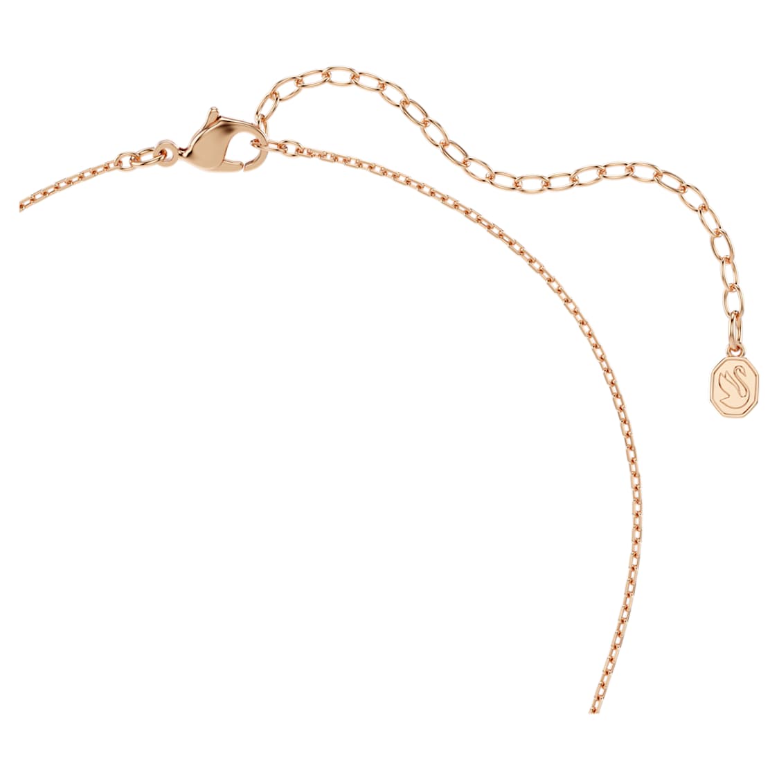 Idyllia set, Mixed cuts, Heart with arrow, White, Rose gold-tone plated by SWAROVSKI