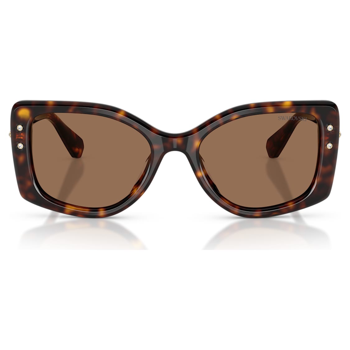 Sunglasses, Pillow shape, SK6058U, Brown by SWAROVSKI