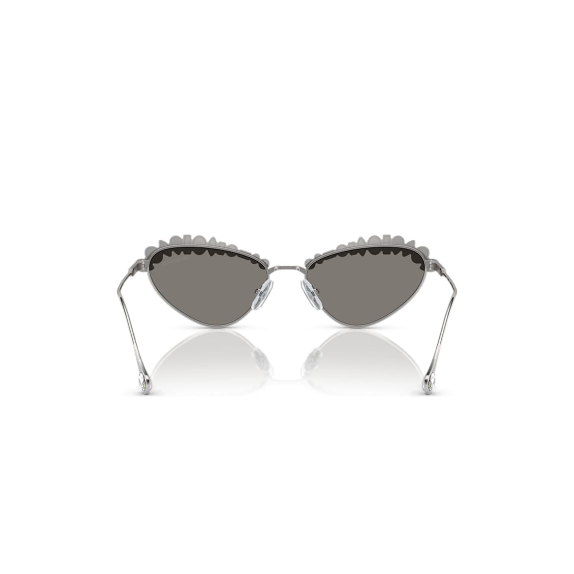 Sunglasses, Cat-Eye shape, SK7009, Silver Tone by SWAROVSKI
