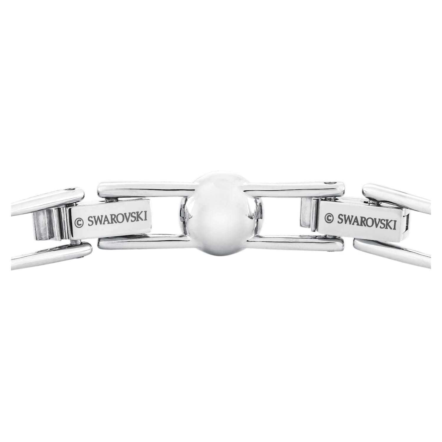 Serviceable Behavior once again Angelic bracelet, Round cut, Pavé, White, Rhodium plated | Swarovski