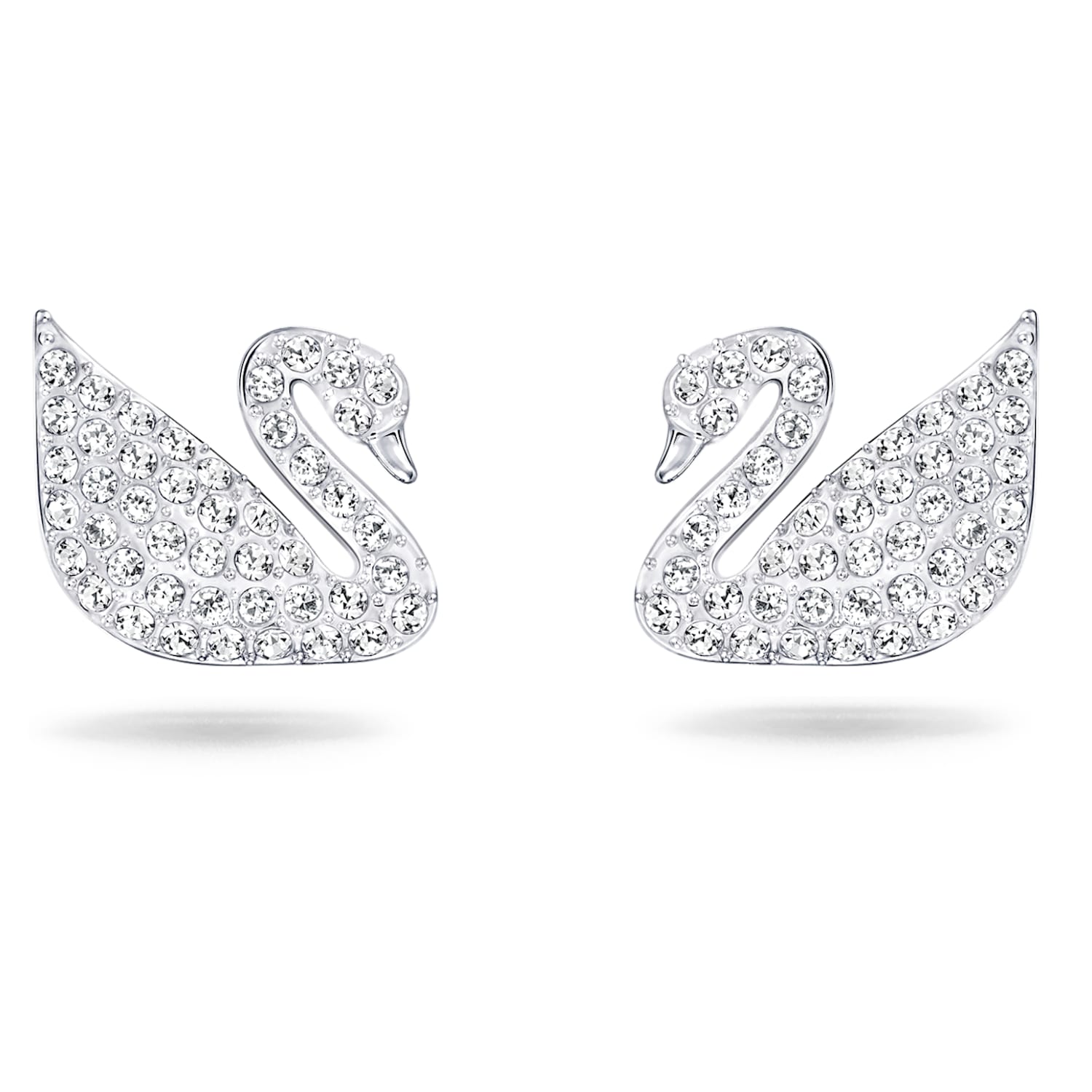 Swarovski silver swan new arrivals earrings